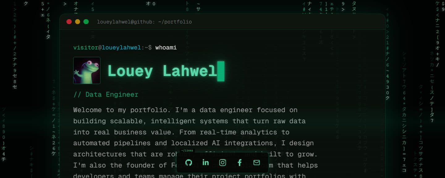 The Terminal template